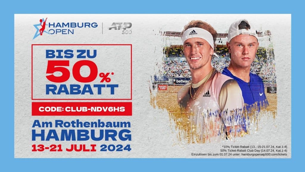 Rabatte für Hamburg Open