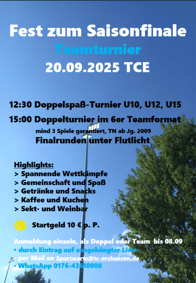 Fest zum Saisonfinale