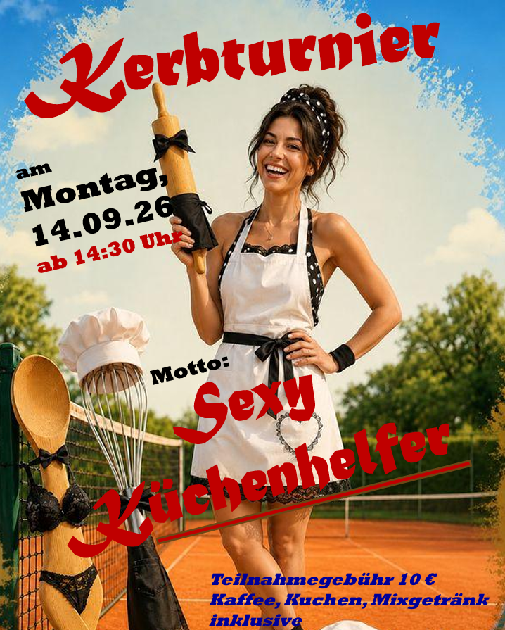 Mehr über den Artikel erfahren Damen-Kerbturnier 2026 – „Sexy Küchenhelfer“